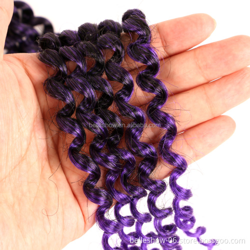 Hot sell passion twist hair 18inch water wave 18 inch passion twist hair